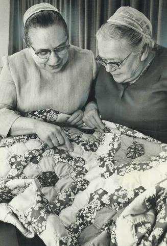 Members of the Mennonite community at Wellesley, Ont