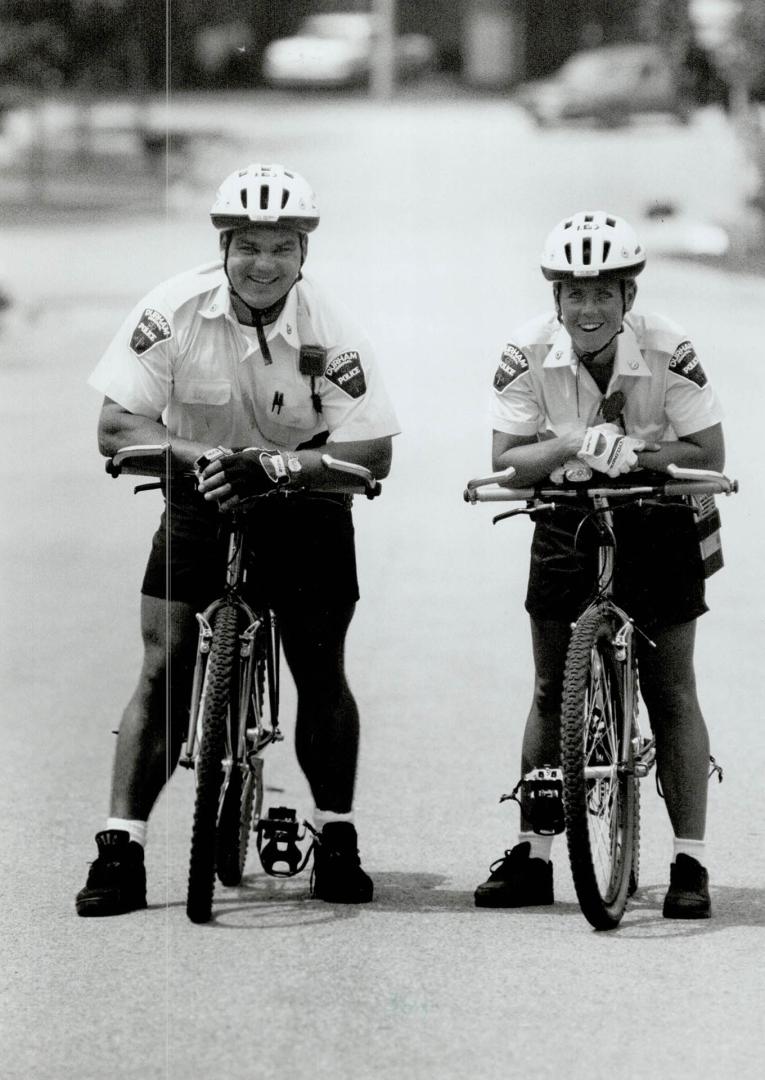 Constables Nick Nowak and Cynthia Filo