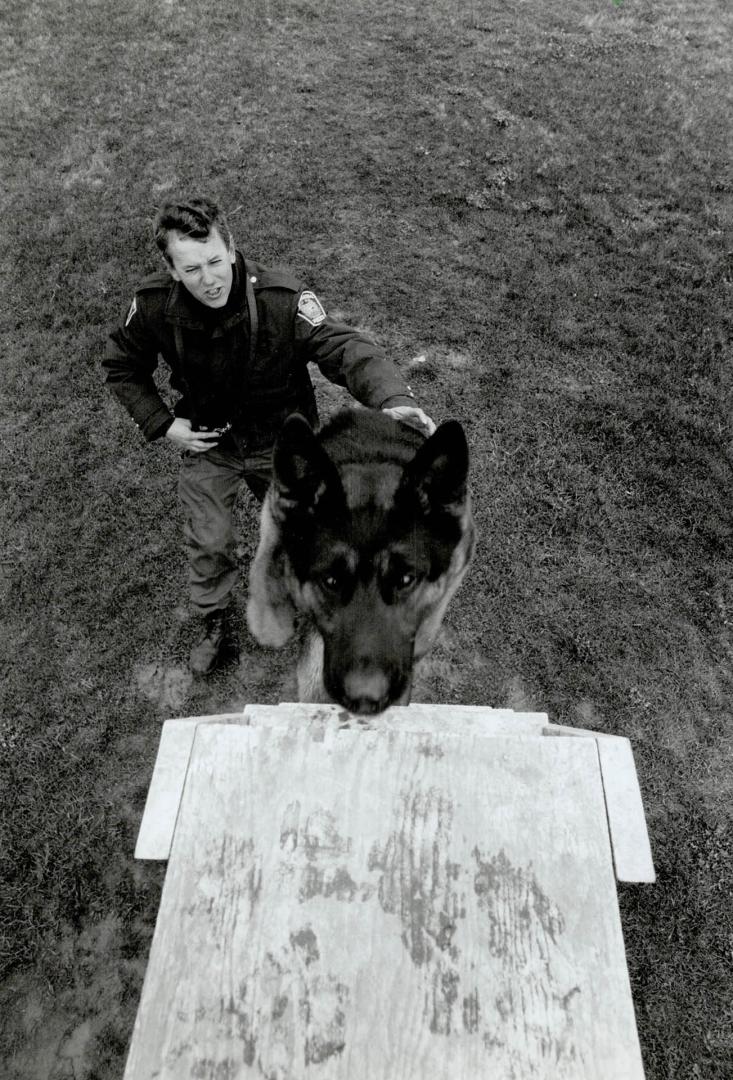 Constable Andy Maxwell Peel canine unit Peel Police