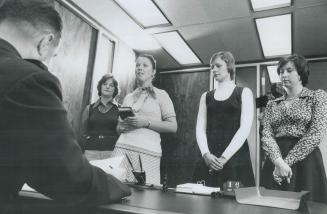 First Female Recruits, O Division, Anne Valerie Pritchard, Jolanta Eva Giergon, Joanne Marie Whidden, Heather-Ann Mary Phyllis