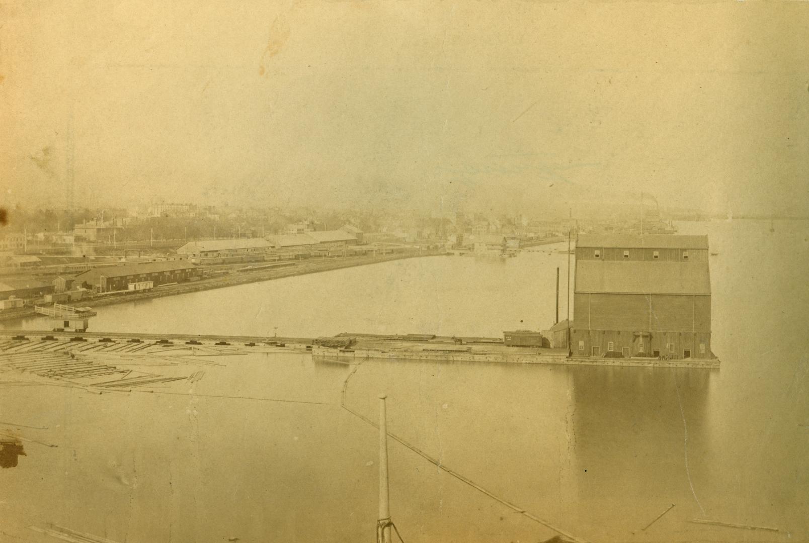 Image shows a lake view and part of the Harbour.