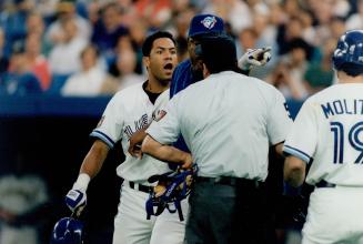 With Cito Gaston and Umpire Dale Scott