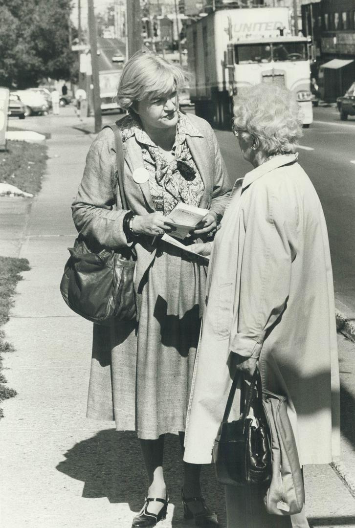 Liberal Doris Anderson mainstreets on Bathurst