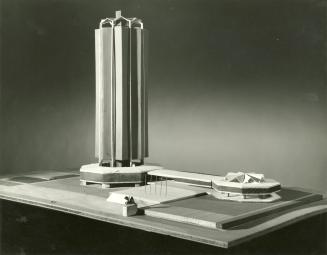 Jacob Ruchti entry, City Hall and Square Competition, Toronto, 1958, architectural model