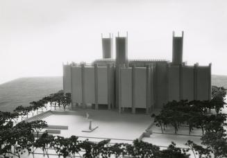 Joe J. Jordan entry, City Hall and Square Competition, Toronto, 1958, architectural model