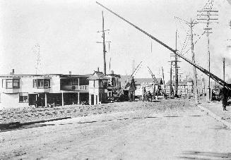 Lakeshore Road, looking west from west of Sunnyside Avenue, Toronto, Ontario