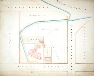 Plan of property belonging to Enoch Turner, Esq