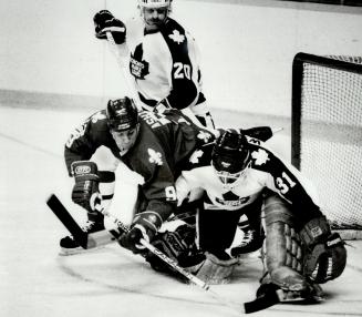 Goalmouth scramble