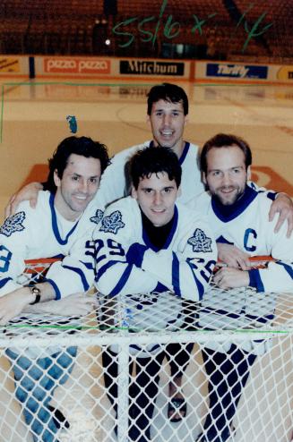 Doug Glimore, Dave Andreychuk, Wendel Clark, Felix Potvin