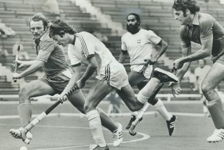 Cane-like sticks are handier for tripping field hockey opponents than for controlling the ball, but the Canadian Olympic team used them well enough ye(...)