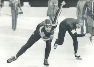 Gold to Soviet Union's Natalia Petruseva, right, silver to U