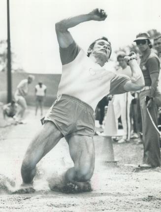 He made it . . . During Olympiad long jump