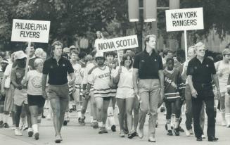 March of the athletes