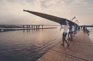 Most early mornings this spring, the Upper Canada College heavyweight eight has deposited its shell in Lake Ontario and set off on a rigorous cruise with the Toronto skyline in the background