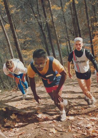 Senior boys Toronto and district cross-country final at Earl Bales Park