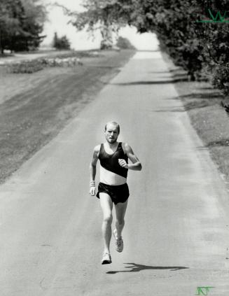 Long distance: Runner Brain McDowell is training for next year's 26-mile Boston Marathon