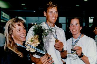 L-R Wendy Wiebe, Derek Porter, Marnie McBear