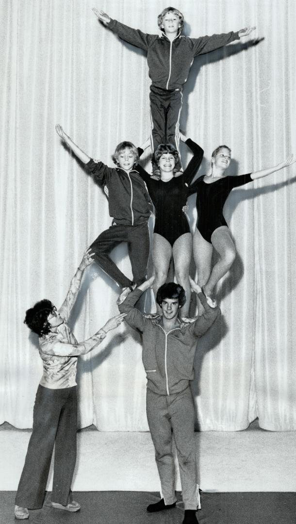 The Fenton family is performing in Ice Capades for third year at Maple Leaf Gardens