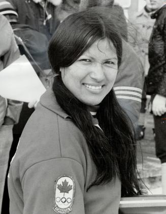 A win in ladies' 5-kilometre Trans Am cross-country ski race Saturday near Barrie for Lorraine Bullock of Inuvik, N