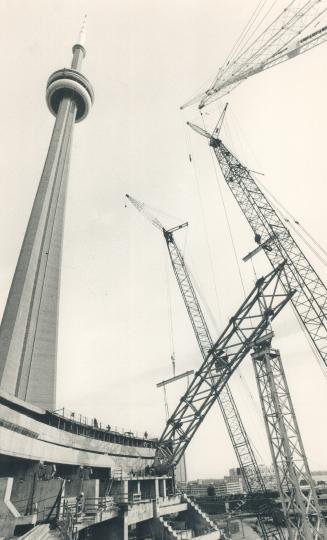 Sports - Stadiums - Canada - Ontario - Toronto - Skydome (Construction) 1987