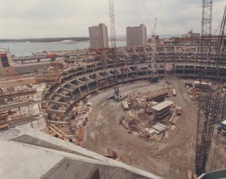 Sports - Stadiums - Canada - Ontario - Toronto - Skydome (Construction) 1988