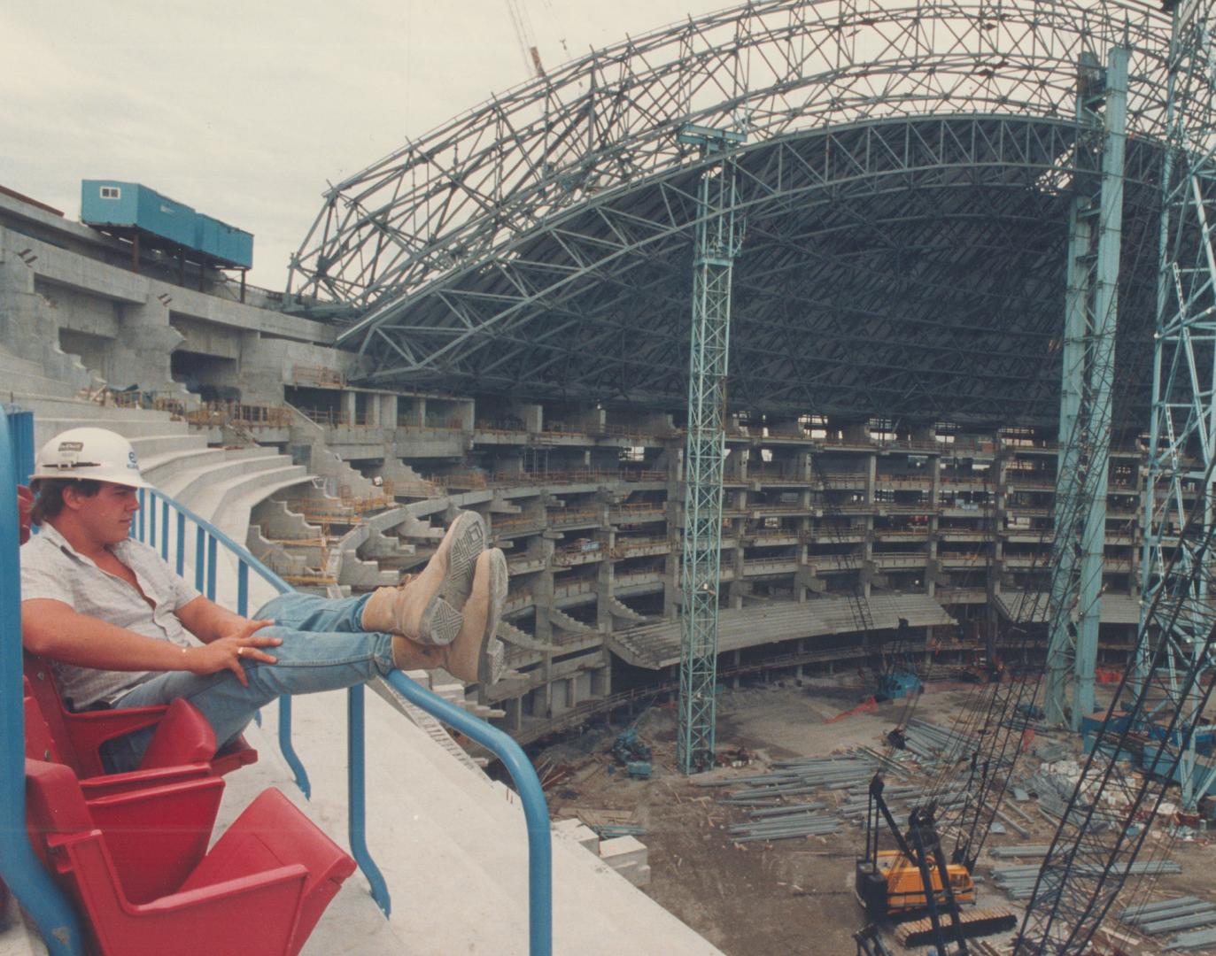 Concrete supervisor John Morgan, SkyDome