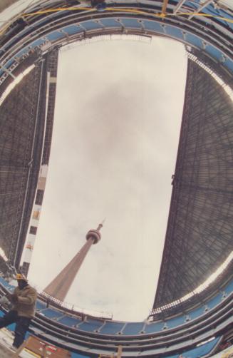 Sports - Stadiums - Canada - Ontario - Toronto - Skydome (Construction) 1989