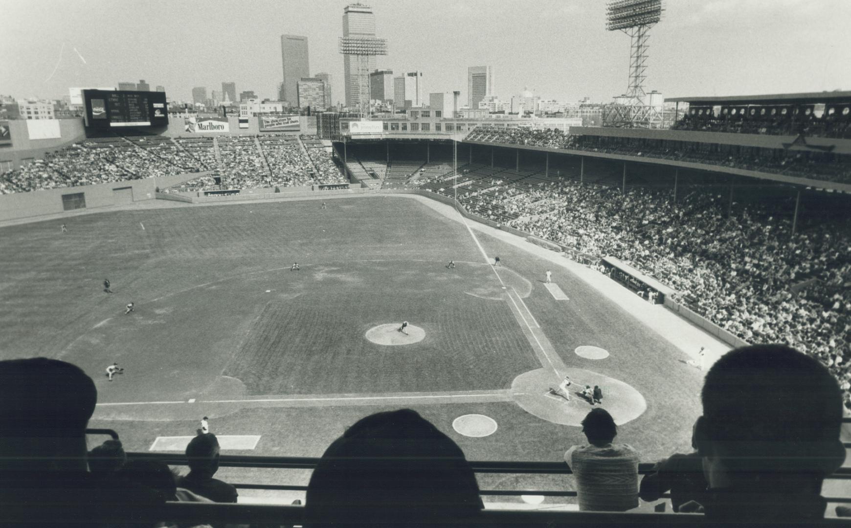 The shrine: Fenway Park stadium, home of the Red Sox, was built in 1912 with seats for only 33,500 fans - but they're mostly a rowdy bunch and follow their team religiously