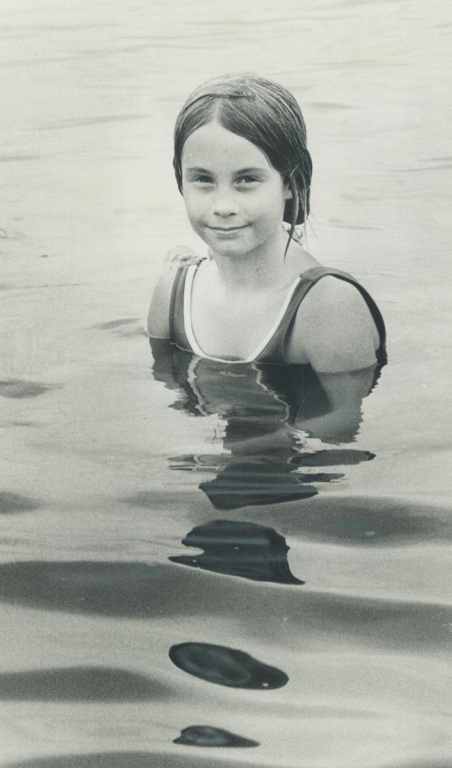 Another lake swimmer is 11-year-old Maria Myslik who swam Lake Dalrymple on the day Cindy Nicholas conquered Lake Ontario. It is only about 3 miles, but it's a fair swim, she says proudly