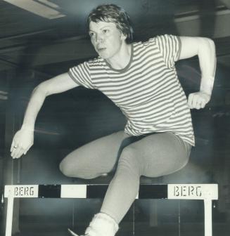 Gudrun Berend of East Germany will challenge in hurdles