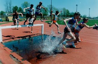 Central Ontario High School Championships Oshawa steeplechase