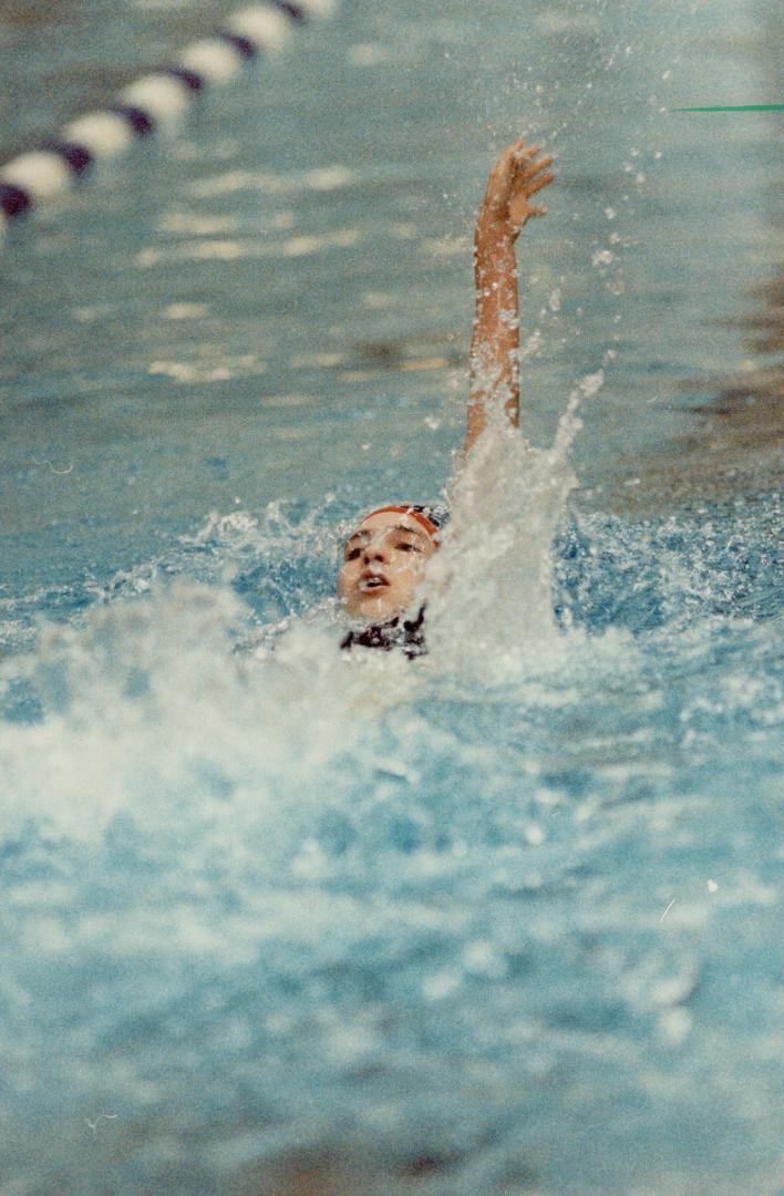 Heather Huehn: Won medals in the 200-metre backstroke and the 400-metre medley