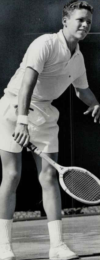 Teen-age tennis Tournament: Robert Kelly, Tom Ducrest, Robert Rixey, Brian Mitchell