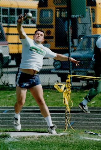 Taking their shots...with breathless Abandon. Athletes were going for the gusto in the sunshine yesterday during the John Rowland Memorial Games at St(...)