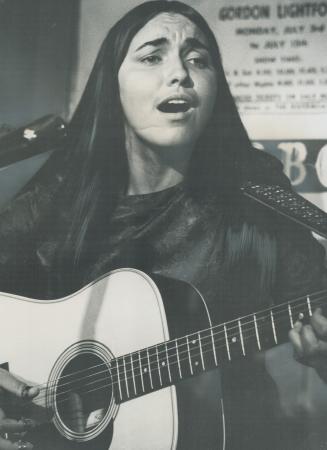 Leonda Newberry at the Riverboat folk club (134 Yorkville Avenue), A Cherokee charmer who sings of love