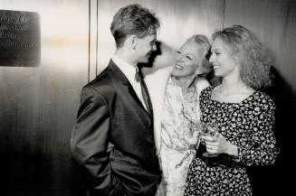 Above, Celia Franca, centre, congratulates winners Errol Pickford and Rose Gad Poulsen