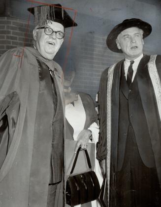 Lord C. P. Snow, British author and scientist, speaking to the New York School of Hebrew Union College-Jewish Institute of Religion, in New York: