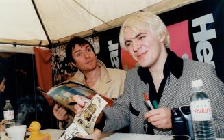 Nick Rhodes (right) and Simon Le Bon