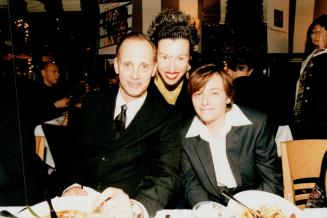 John Waters (left) Henny Garfunkel, Edward Furlong