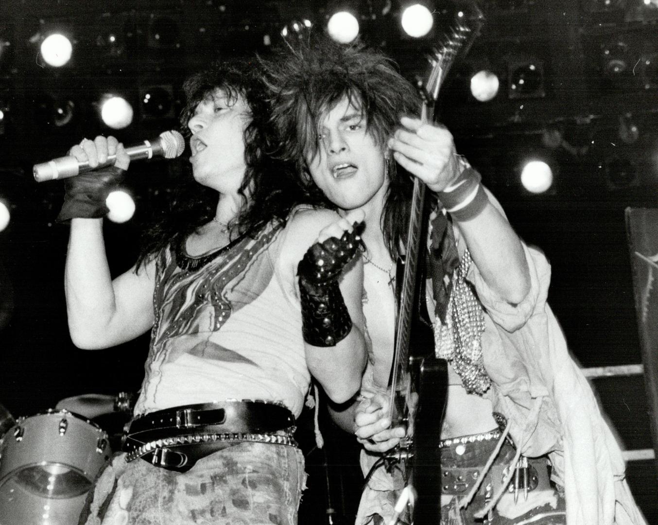 Rough Cutt at Massey Hall. Los Angeles rock band Rough Cutt, with lead singer Paul Shortino (left) and guitarist Amir Derkh, last night managed to fil(...)