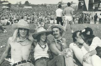 Some of the fans at the Heatwave rock festival at Mosport over the weekend look as if they weren't about to be diverted by the music