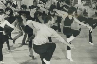 And a one, and two, and . . .: Choreographer T. Michael Reed puts dancers through their paces in saint Anne's Anglican Church on first day of audition(...)