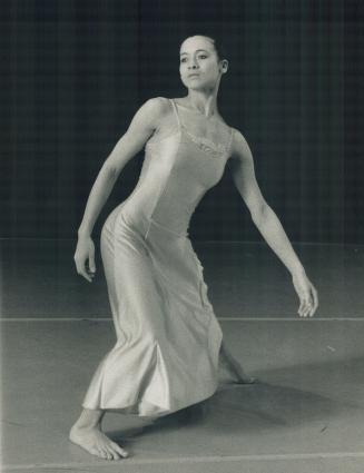 Pyjama Game: Miriane Braaf (left and above, rear) and Graham McKeivie and Monica Burr are shown during dress rehearsal of Autumn Leaves, an original work by David Earie