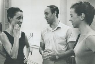 Bolshoi Ballet's Eugen Valukin bucks up Karen Bowes, left, and Martine Van Hamel