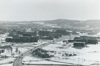 St John's NFLD, Memorial University complex from Confederation Bld