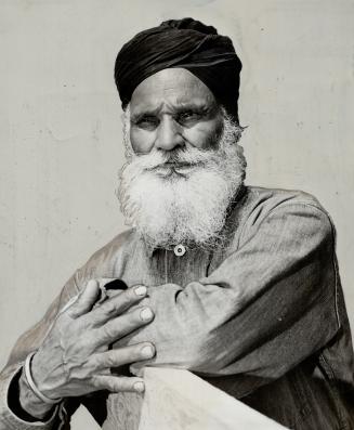 Successful in the sawmill industry and farming, many Sikhs like this veteran employ English Canadians