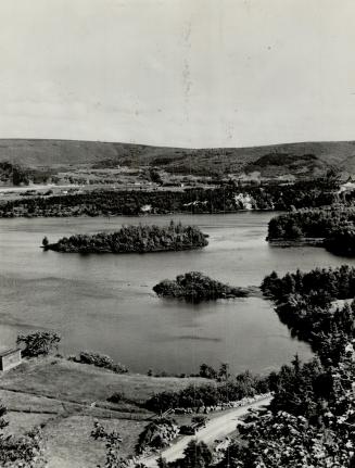 Freshwater lake and islands between South and North Ingonish