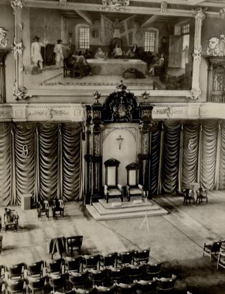 These thrones, in Quebec's parliament house, hold their majesties today