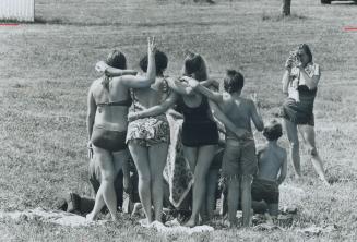 This happy scene is at Bolton Summer Camp, a resident camp for mothers and children