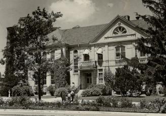 The handsome Chemistry building of the Ontario Agricultural College at Guelph, Ontario